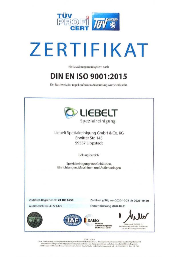 DIN EN ISO 9001:2015